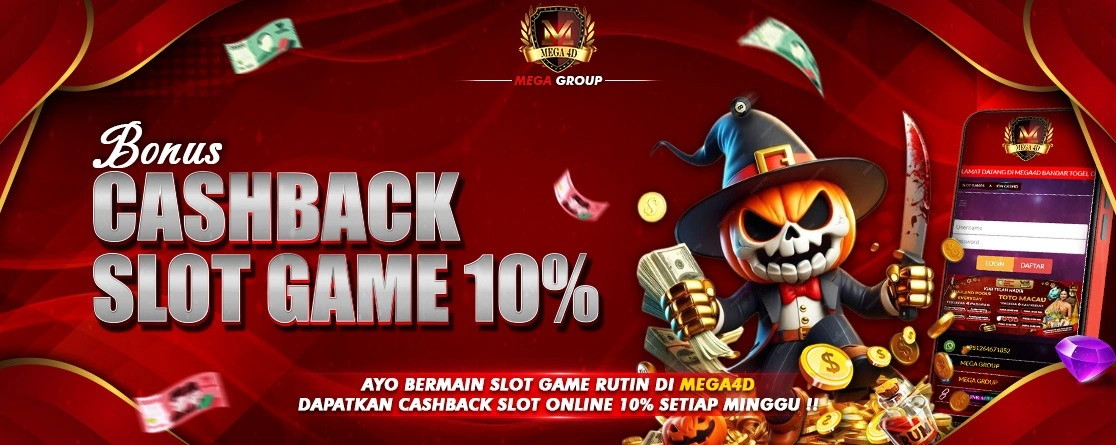 CASHBACK SLOT ONLINE 10% (BONUS HARI MINGGU)